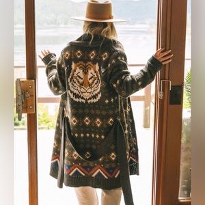 Jackson Rowe Bengal Tiger Cardigan
